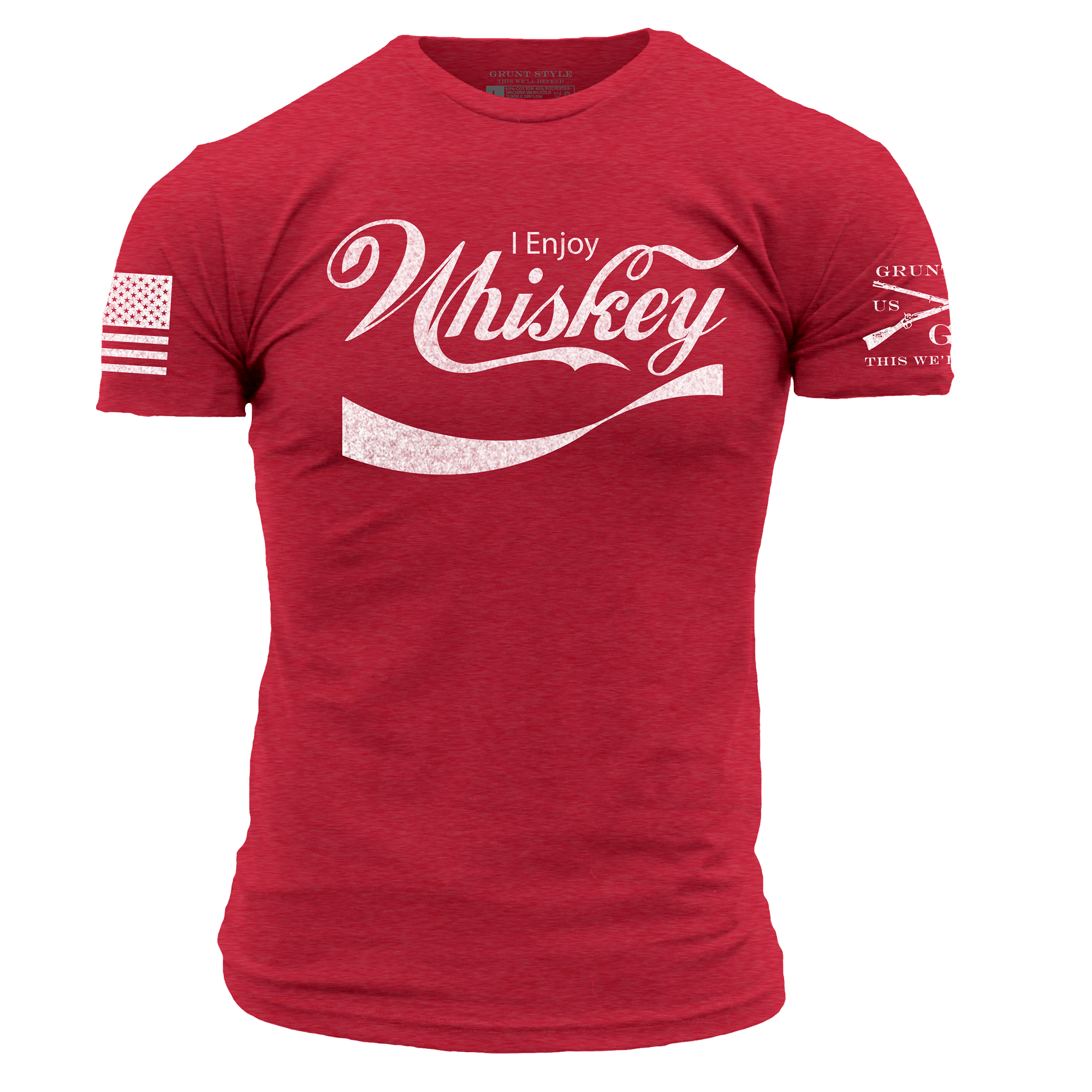 Enjoy Whiskey T-Shirt - Red