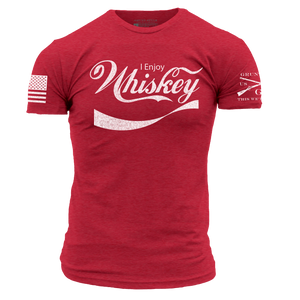 Enjoy Whiskey T-Shirt - Red