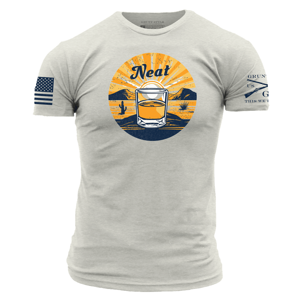 Neat Whiskey T-Shirt - Sand