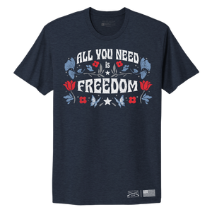 Women's Freedom Boyfriend Fit T-Shirt - Midnight Navy