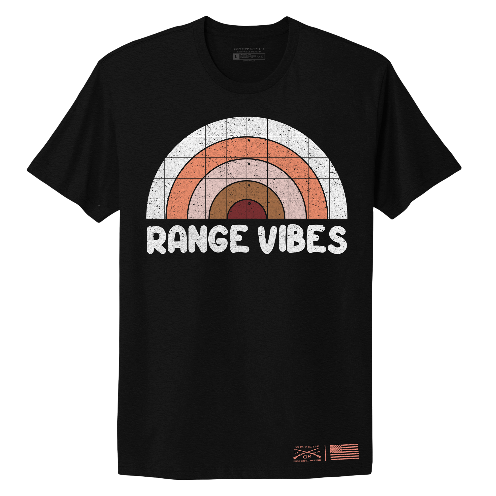 Women's Range Vibes Boyfriend Fit T-Shirt - Black