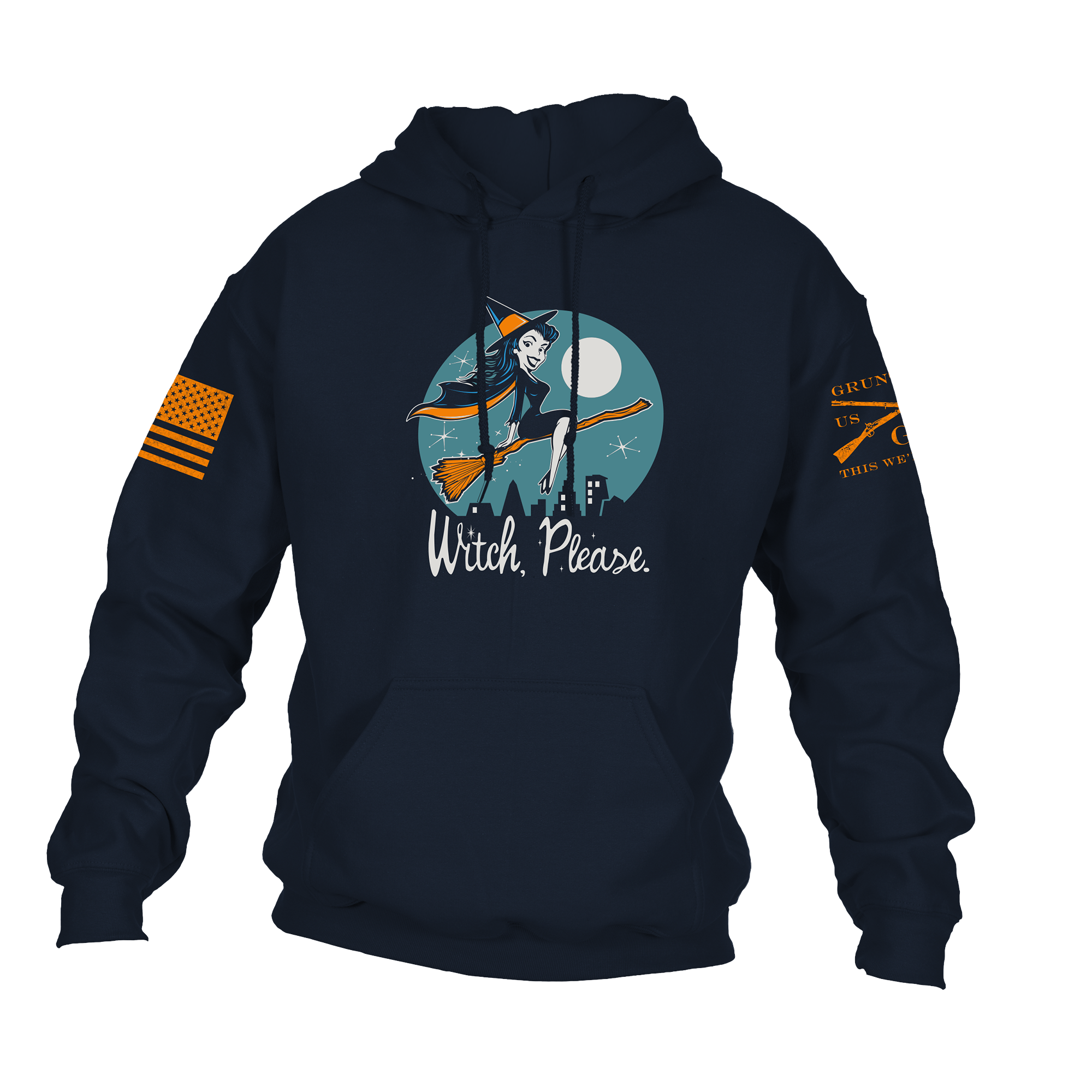 Women's Witch, Please Hoodie - Navy