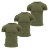 Basic T-Shirts - Military Green - 3 Pack