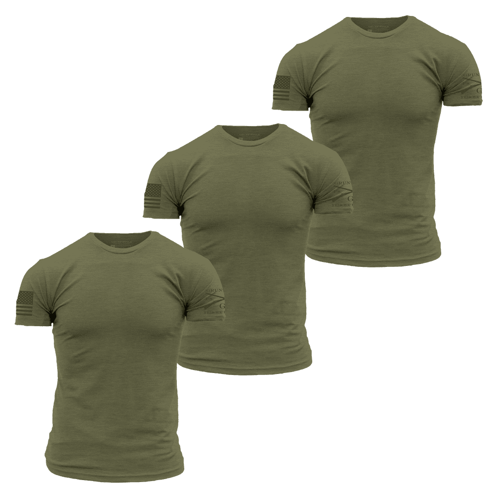 Grunt Style Men s 3 Pack Basic T Shirts