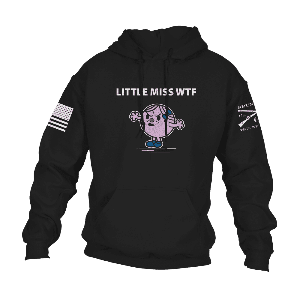 Little Miss WTF Patriotic Hoodie for Women 