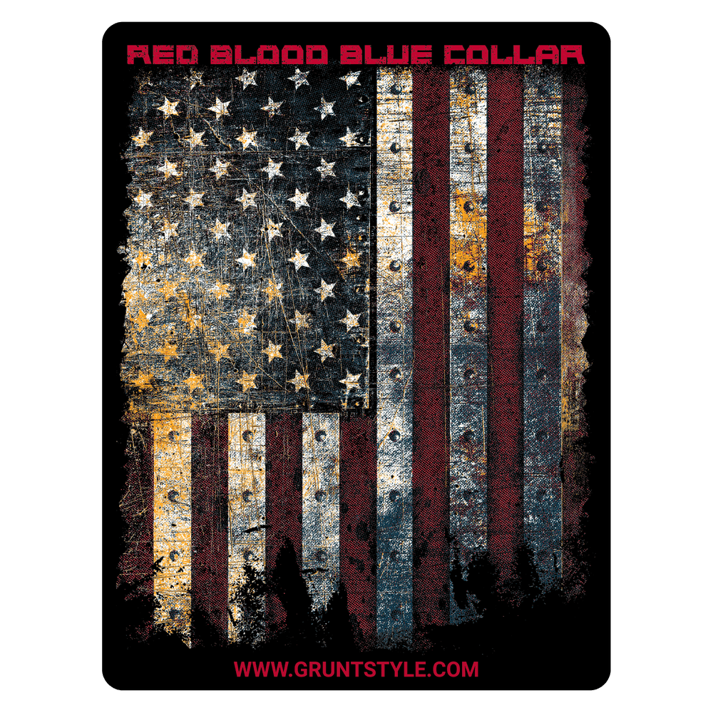 Red Blood Blue Collar™ Sticker