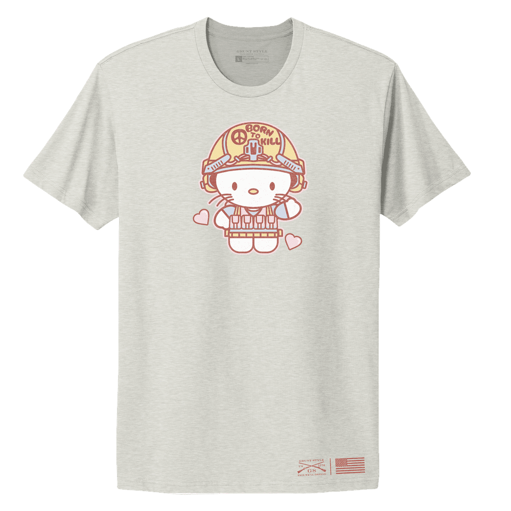 Women's Kill Kitty Boyfriend Fit T-Shirt - Sand