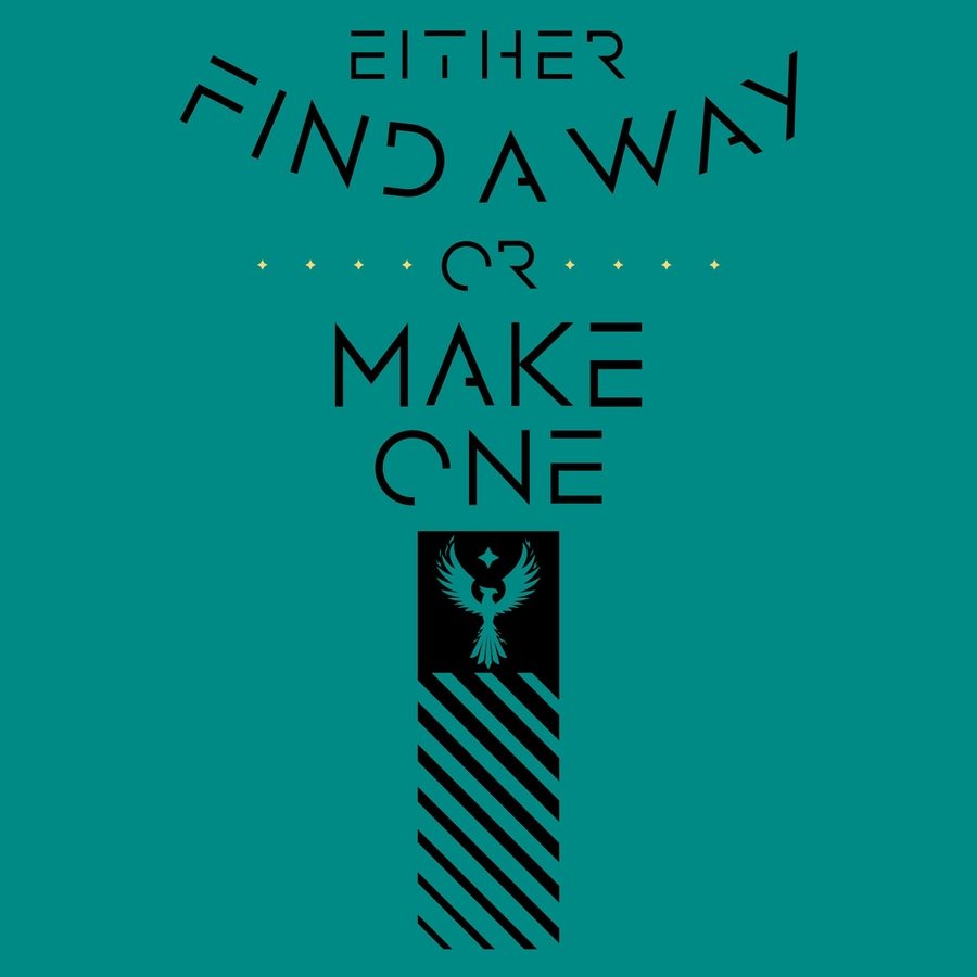 Find A Way Or Make One T-Shirt - Heather Aqua