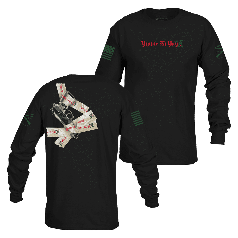 Yippie Ki Yay 2.0 Long Sleeve - Black