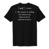 Women's Wife Defined Boyfriend Fit T-Shirt - Black