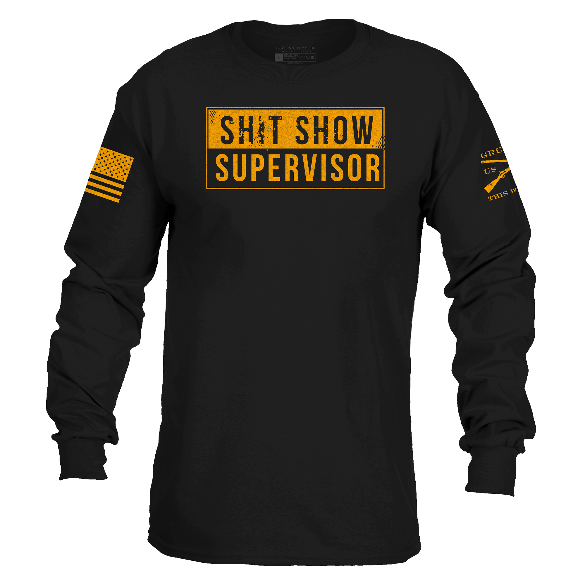 Sh*t Show Supervisor Long Sleeve - Black