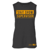 Women's Sh*t Show Supervisor Everyday Tank - Dark Heather Gray