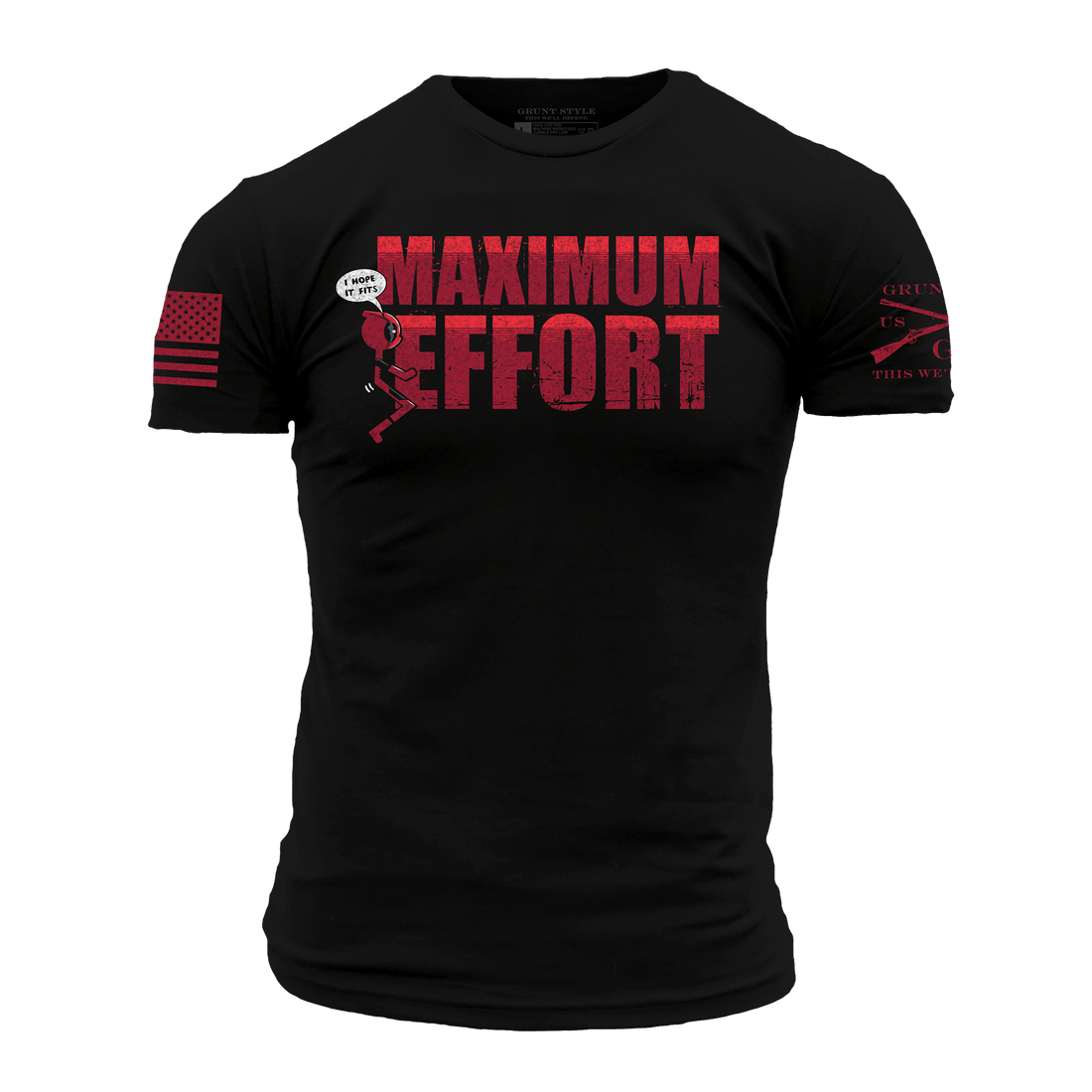 Maximum Effort T-Shirt - Black