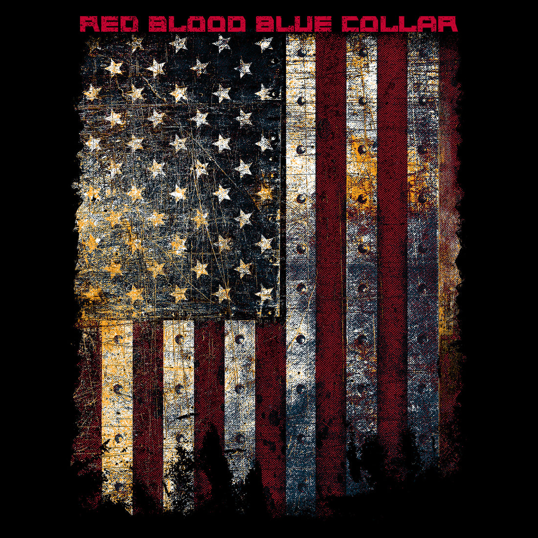 Red Blood Blue Collar™ Tank - Black