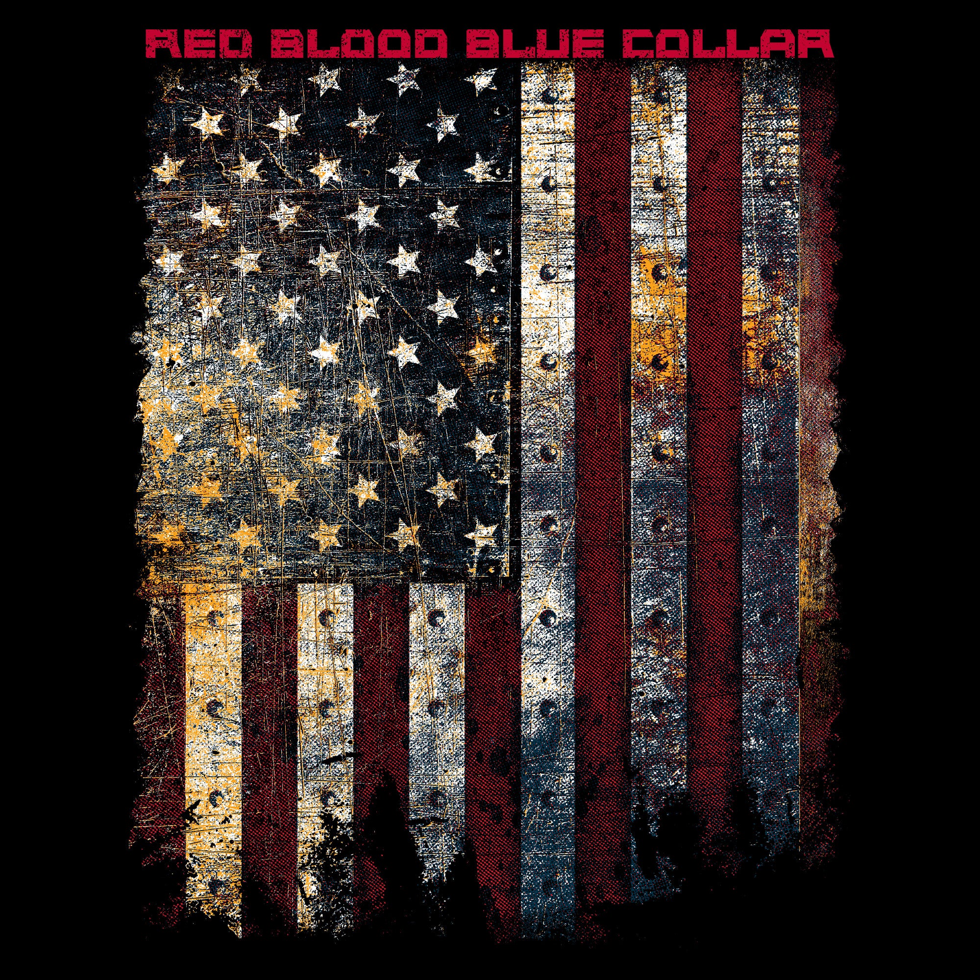 Red Blood Blue Collar® Tank - Black