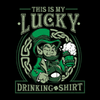 Lucky Drinking T-Shirt - Black