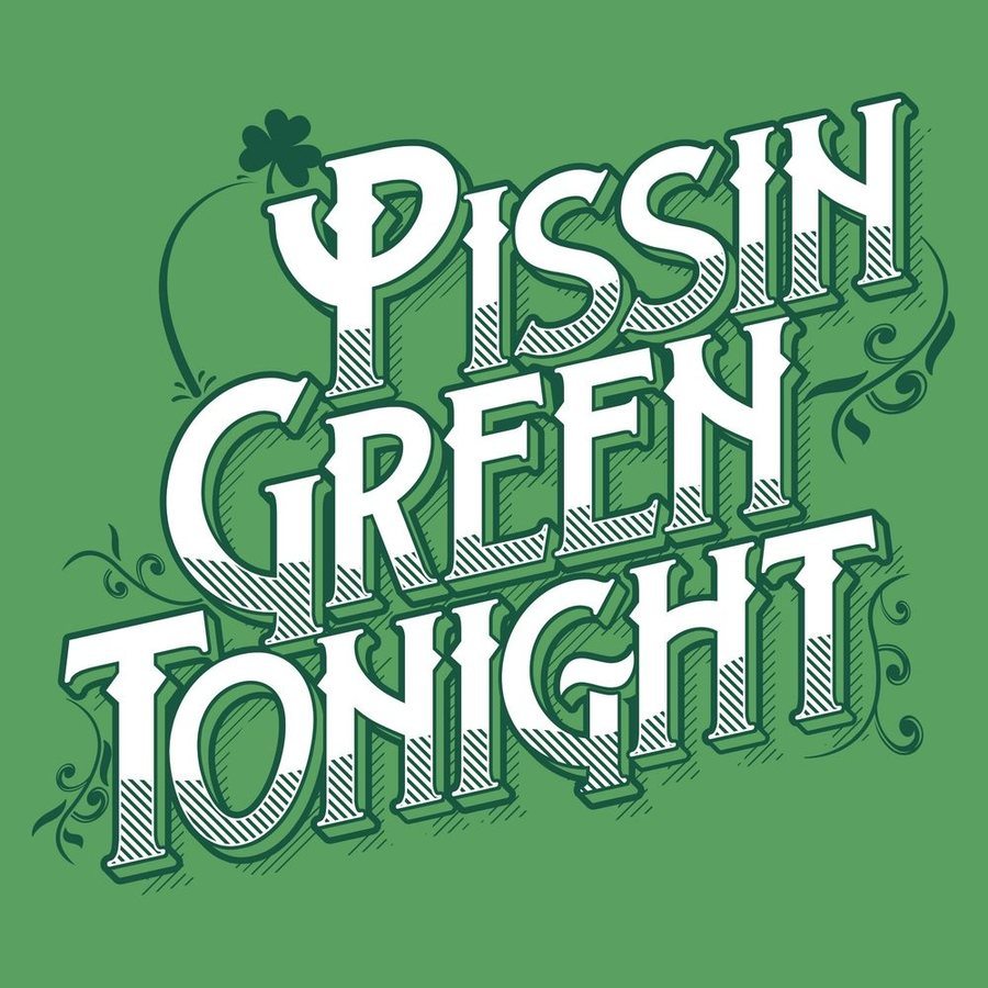 Pissin' Green T-Shirt - Kelly Green