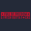 Fresh Outta F*cks T-Shirt - Midnight Navy