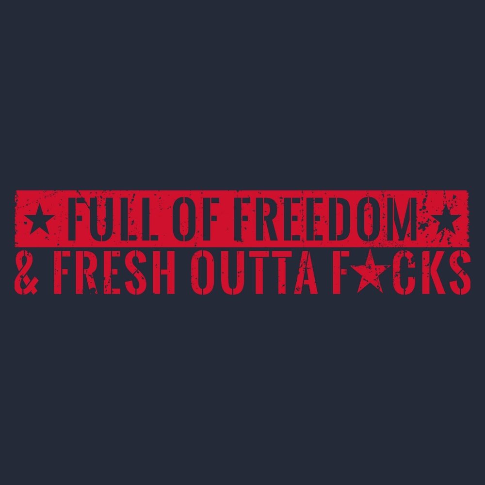 Fresh Outta F*cks T-Shirt - Midnight Navy