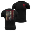 Red Blood Blue Collar® T-Shirt - Black