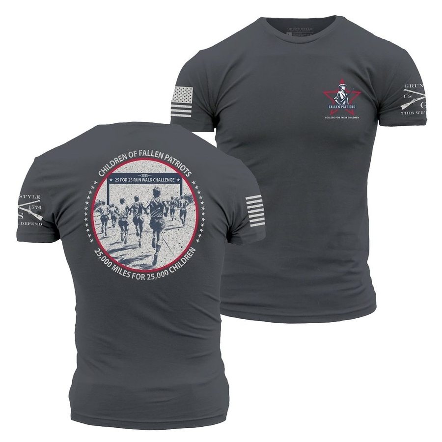 Fallen Patriots 2025 ‘25 FOR 25’ Run/Walk Challenge / Men's T-Shirt