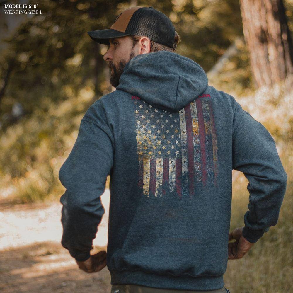 Red Blood Blue Collar™ Hoodie – Grunt Style, LLC