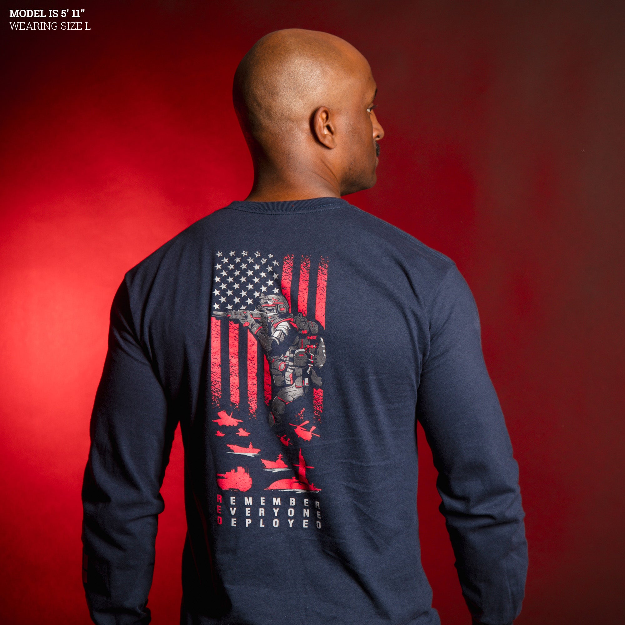 RED Friday Long Sleeve - Navy