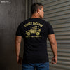 Street Sweeper T-Shirt - Black patriotic apparel tees for guys| Grunt Style