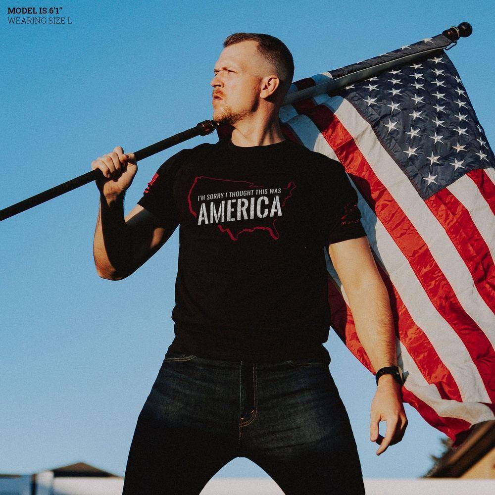 America T-Shirt - Black