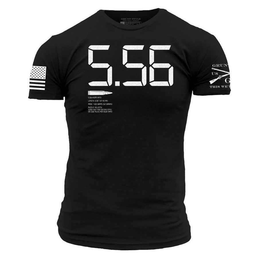 Grunt Style 5.56 T-Shirt - Black T-Shirt