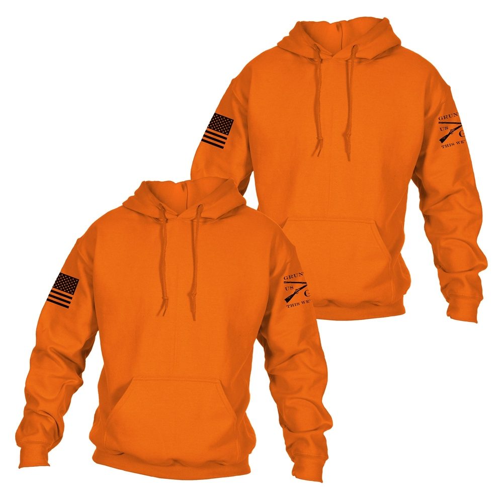 Grunt Style Basic Hoodie 2 Pack - Safety Orange hoodies