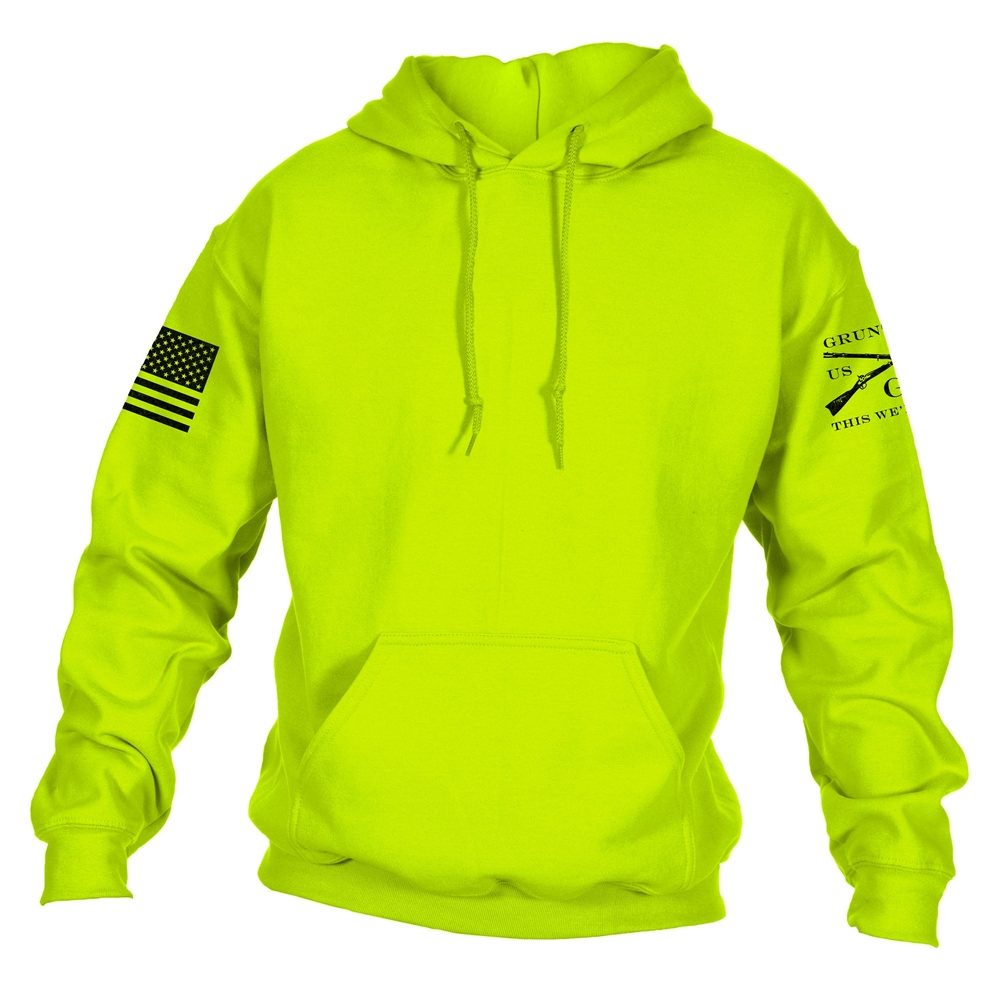 Grunt Style Basic Hoodie - Safety Green hoodies