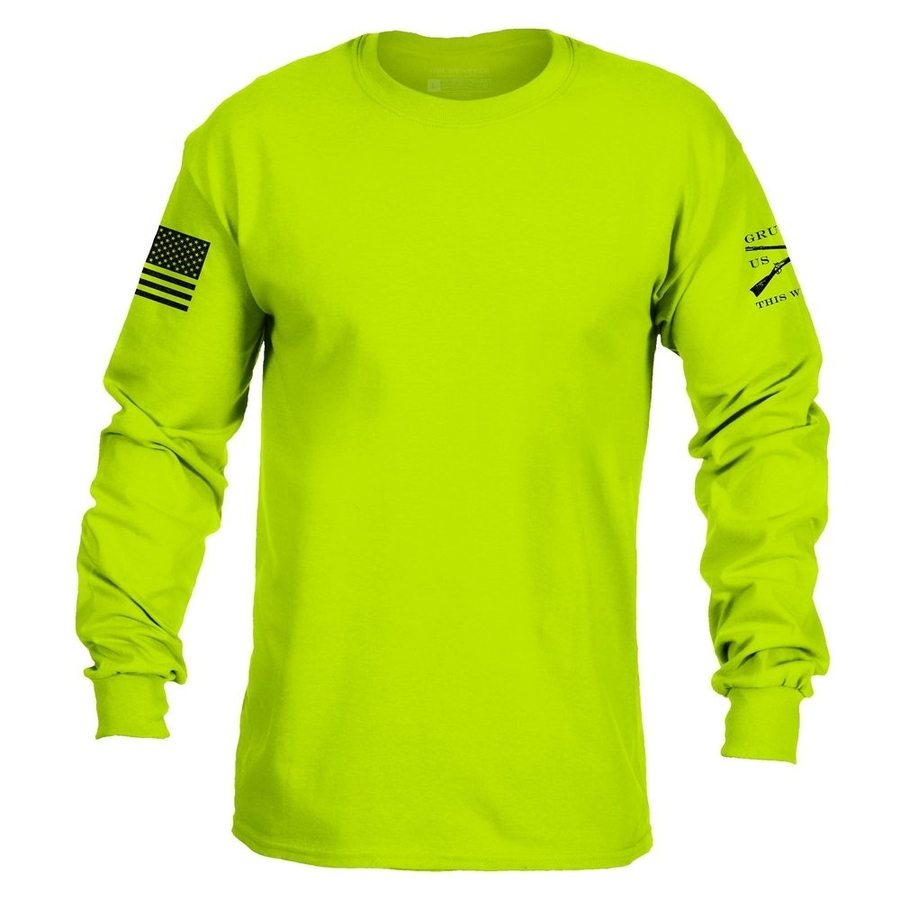 Grunt Style Basic Long Sleeve - Safety Green ls tees