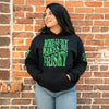 Grunt Style Women's Whiskey Makes Me Frisky Hoodie - Black hoodies