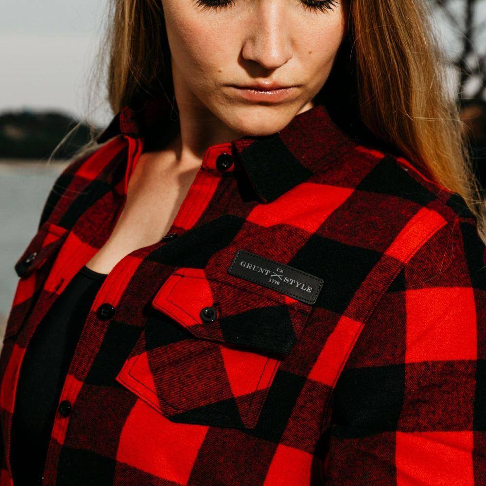 Women's Flannel Shirt | Buffalo Plaid  | Grunt Style 