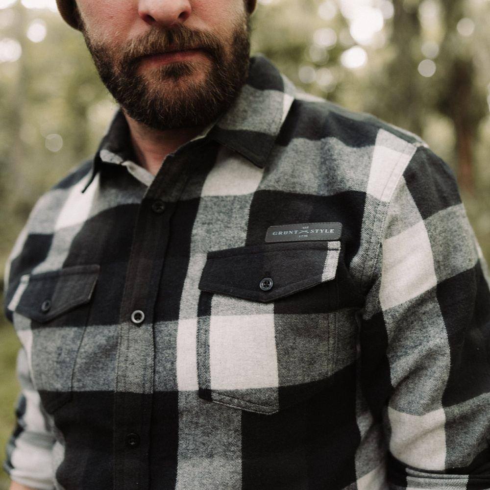  Plaid Button Up Flannel for Men 