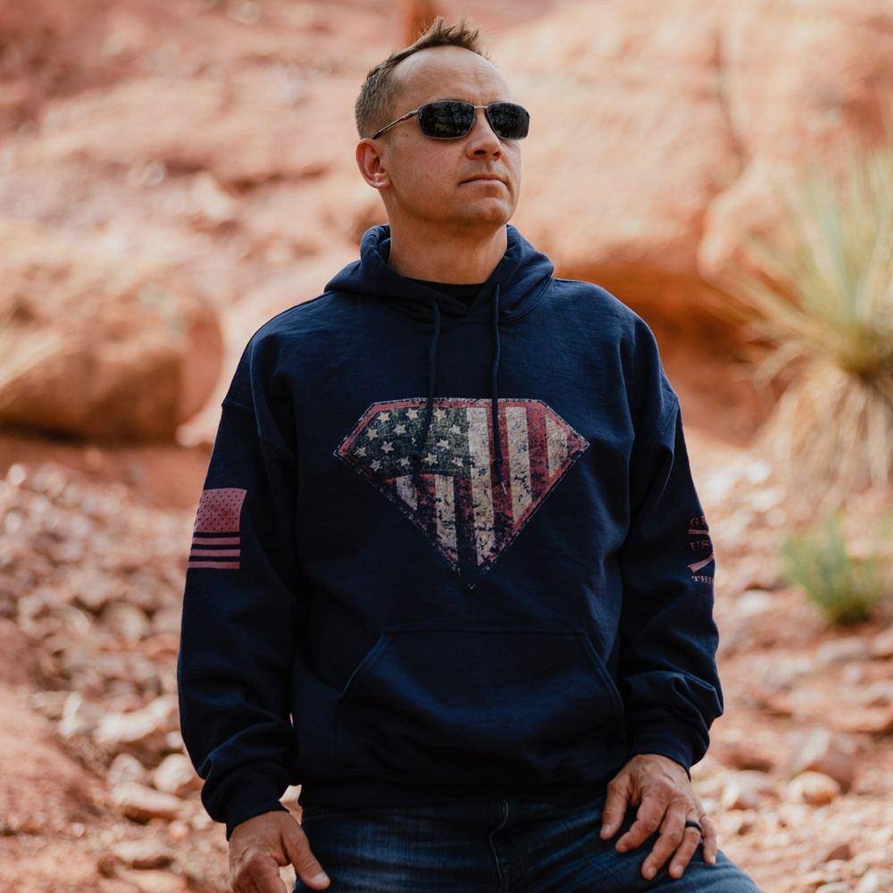 Super Patriot 2.0 Hoodie - Navy