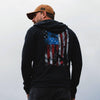 Men's Freedom Flag Full-Zip Hoodie  | Grunt Style 