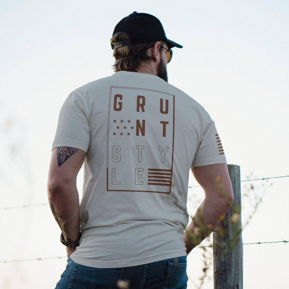 Grunt Style Stars and Stripes Logo - Men's Tee – Grunt Style, LLC