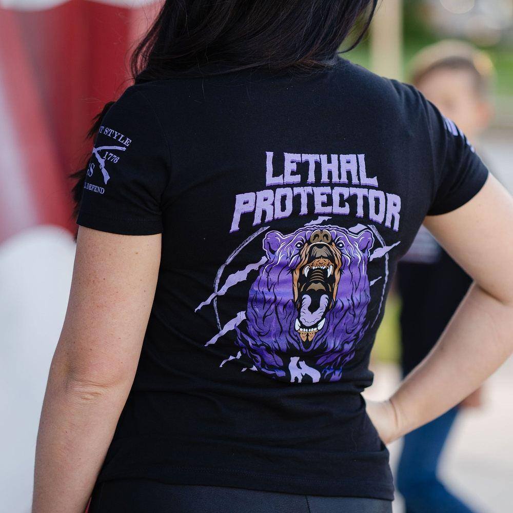 Women's Patriotic Shirt - Lethal Protector – Grunt Style, LLC
