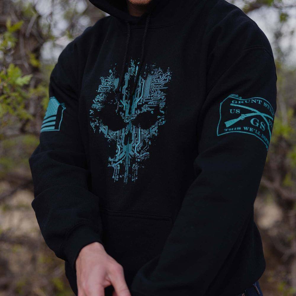 Circuit Skull Sweatshirt for Men | Grunt Style 