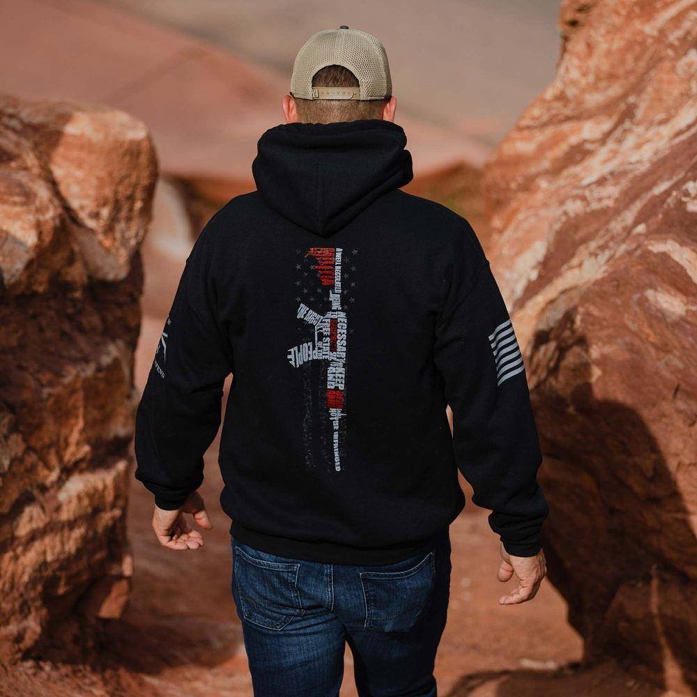 Men's Pullover Sweatshirt Second Amendment 2.0  | Grunt Style 