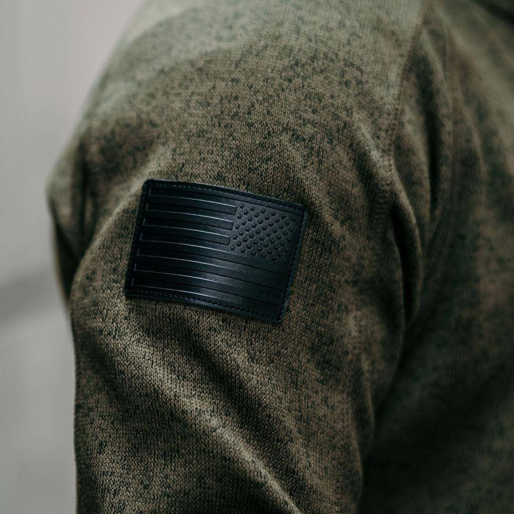 Military Green Sweater Jacket for Men  | Grunt Style 