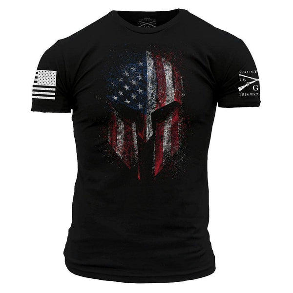 Men's Patriotic Shirts | American Spartan 2.0 Tee – Grunt Style, LLC