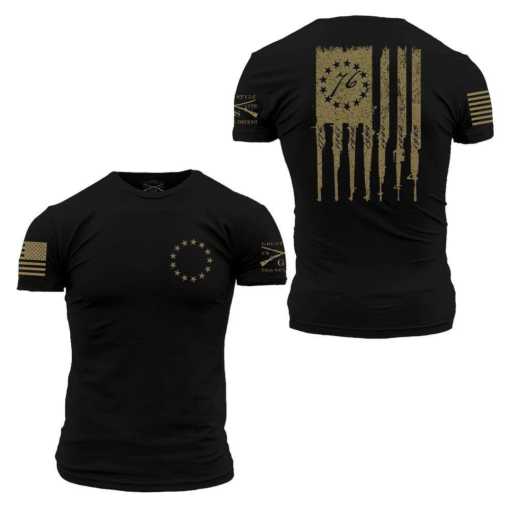 Men's Flag Shirt | Betsy Rifle Flag – Grunt Style, LLC