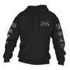 Men's Patch Hoodie - Black | Grunt Style 