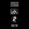 flag, 2a, grenade, and USA 76 logos  | Grunt Style 