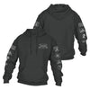 Grey Grunt Style Patch Hoodie | Men's Patriotic Hoodies