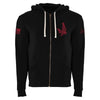 Hoodie Black Freedom Flag Full-Zip  | Grunt Style 