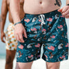 Tac Eagle Patriotic Swim Trunks 